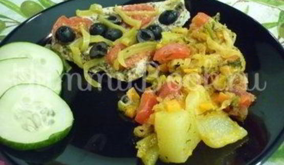 летнее рагу из вкусных овощей