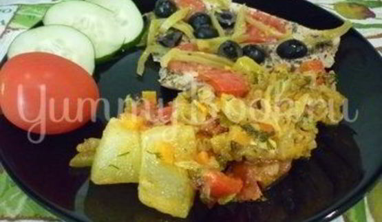 летнее рагу из вкусных овощей