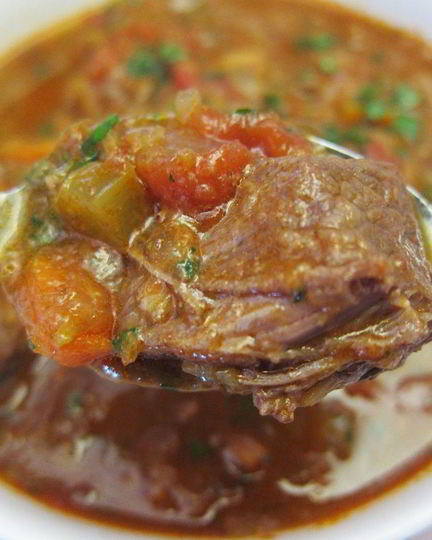 Рецепт мясного рагу с овощами