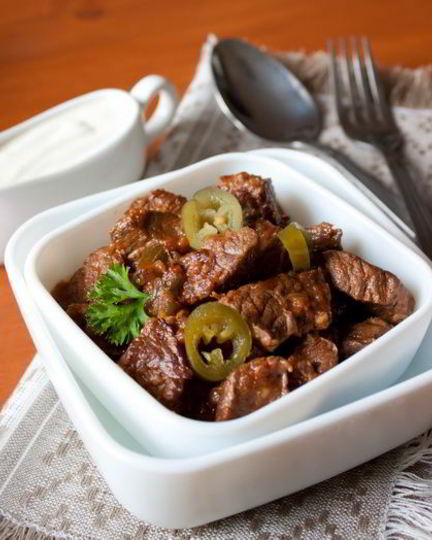 Рецепт острого рагу из говядины