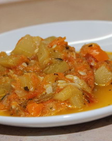 Рецепт овощного рагу из кабачков