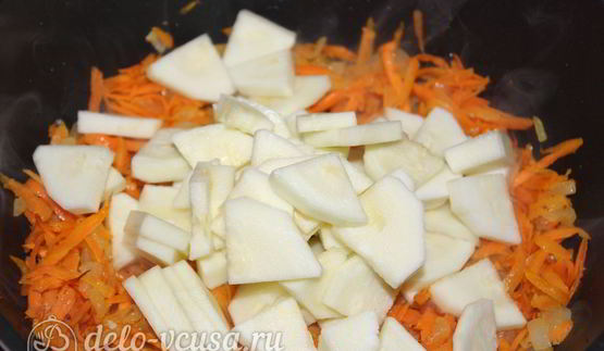 овощное рагу из картофеля и кабачков