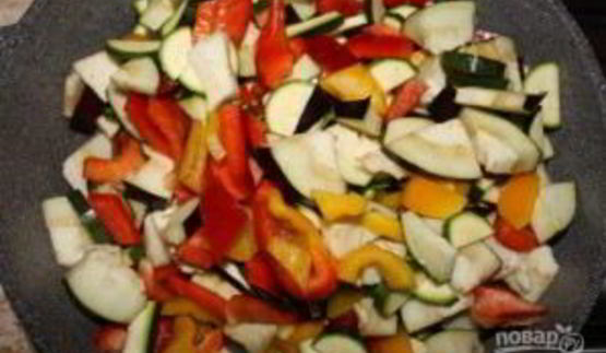овощное рагу на сковороде