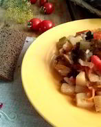 Овощное рагу с баклажанами и кабачками