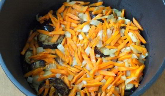 овощное рагу с баклажанами