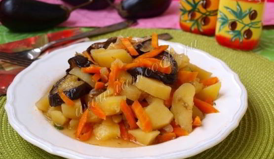 овощное рагу с баклажанами