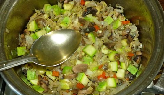 овощное рагу с грибами