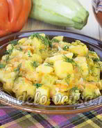 Овощное рагу с кабачками и картошкой