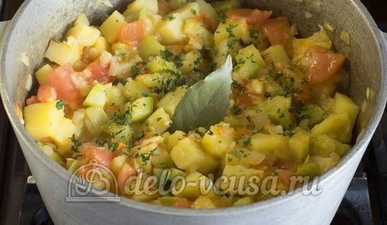 овощное рагу с кабачками и картошкой