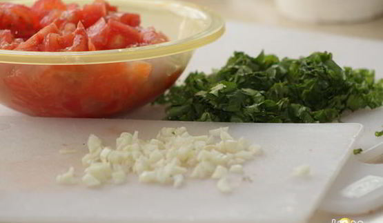 овощное рагу с кинзой