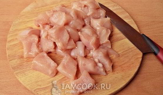 овощное рагу с куриной грудкой