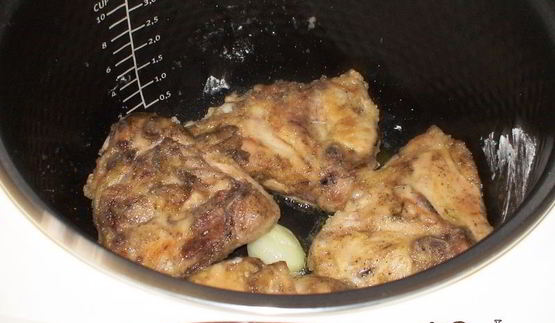 овощное рагу с куриными бедрышками