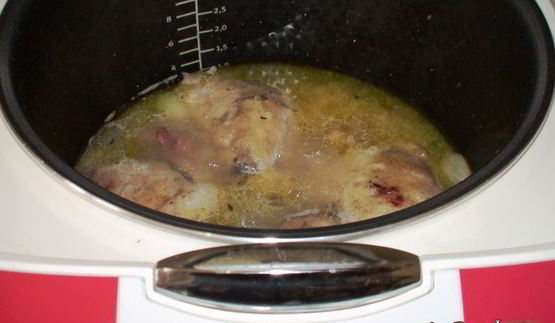 овощное рагу с куриными бедрышками