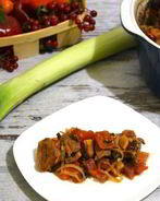 Овощное рагу со свининой в духовке