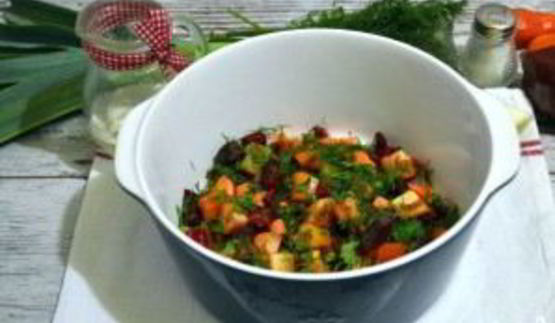 овощное рагу со свининой в духовке