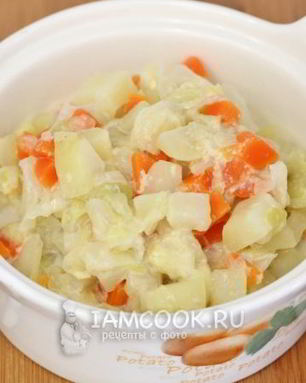 Овощное рагу в мультиварке