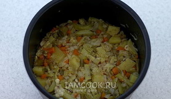 овощное рагу в скороварке