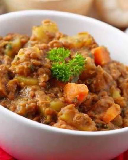 Рецепт пряного рагу из чечевицы