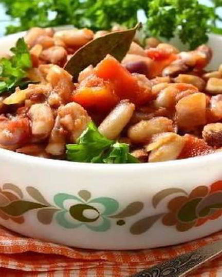 Рецепт пряного рагу из фасоли