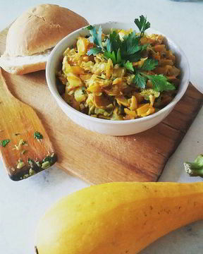 Пряное рагу из кабачков