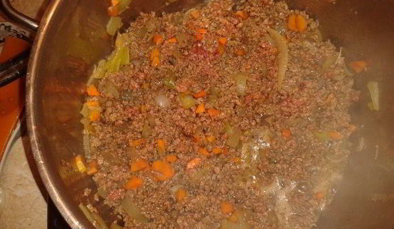 рагу из баклажанов с фаршем