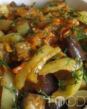 Рагу из баклажанов