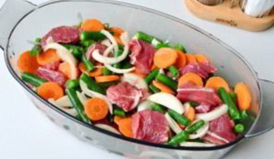 рагу из говядины в пароварке