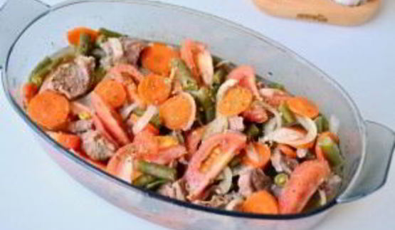 рагу из говядины в пароварке