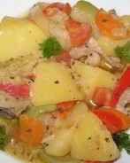 Рагу из индейки с картофелем