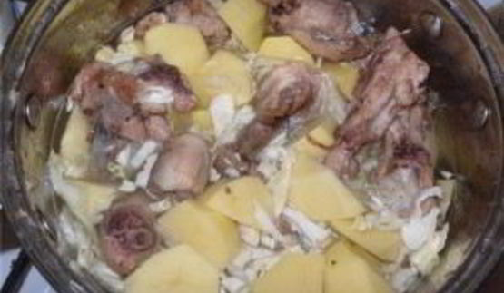 рагу из индейки с картофелем