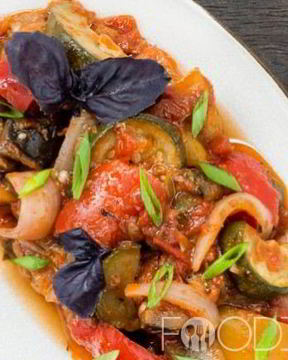 Рагу из кабачков и баклажанов