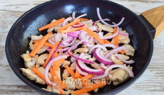 рагу из кабачков с курицей