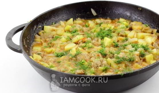 рагу из кабачков с мясом