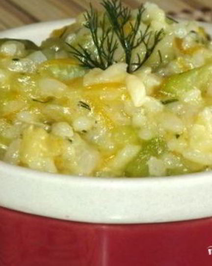 Рецепт рагу из кабачков с рисом