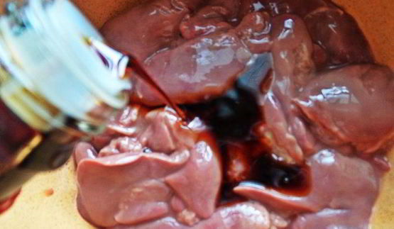 рагу из печенки с овощами