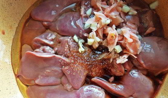 рагу из печенки с овощами
