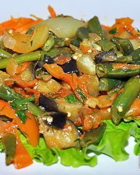 Рагу из свежих овощей