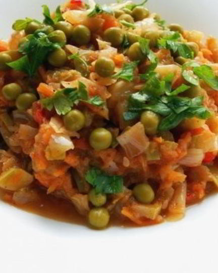 Рецепт рагу из свинины в мультиварке