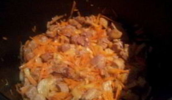 рагу из свинины в мультиварке