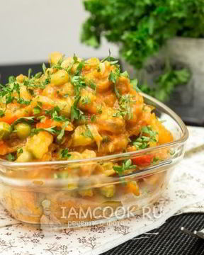 Рагу овощное с картошкой