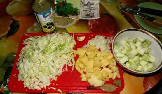 рагу овощное с мясом