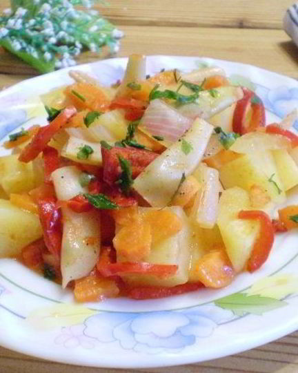 Рецепт рагу с фасолью