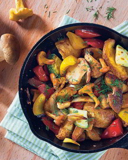 Рецепт рагу с грибами