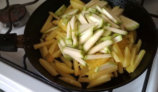 рагу с кабачками