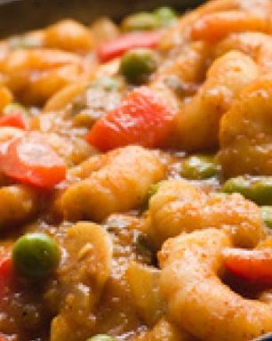 Рагу с креветками