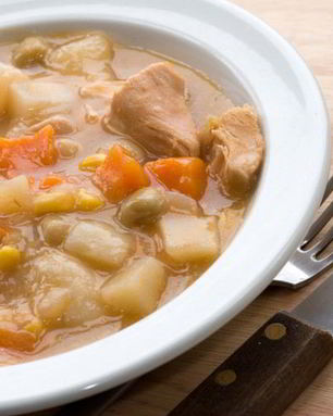 Рагу с куриным филе и овощами