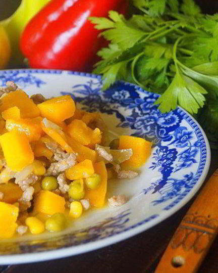 Рецепт рагу с тыквой осенние краски