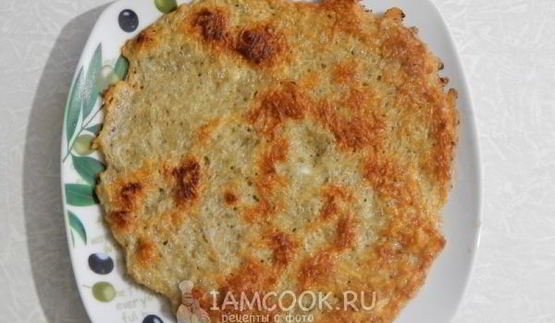 решти из картофеля с грибным рагу