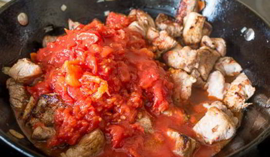 весеннее рагу из свинины