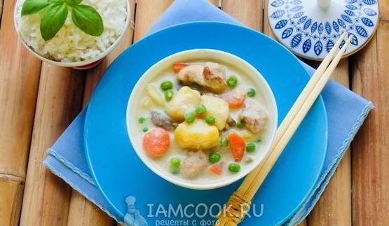 японское сливочное рагу